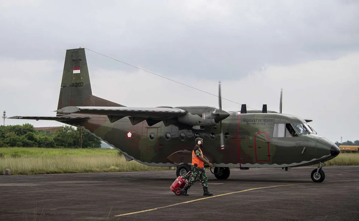 Hujan Buatan Jabodetabek, Pesawat Casa TNI AU Sudah Terbangkan 8000 Kg Garam 