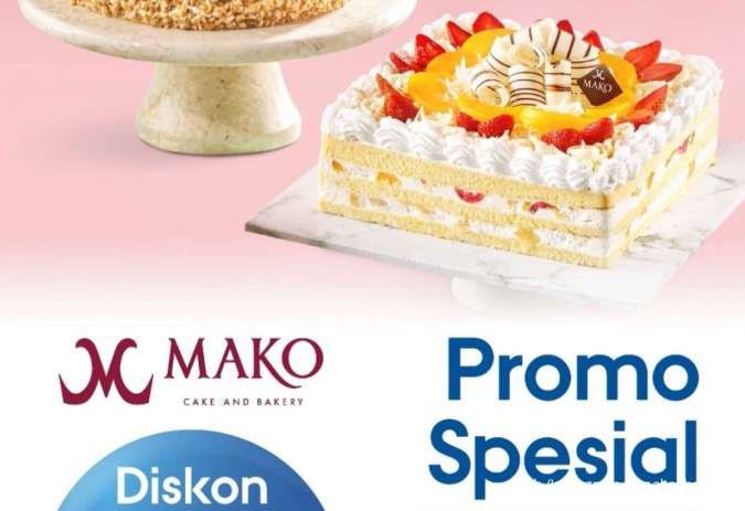 Promo Mako Bakery x BRI sampai 31 Oktober, Beli Whole Cake Favorit Diskon 50%