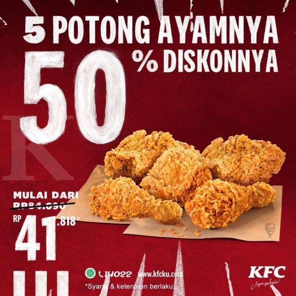 Promo KFC hari ini periode 24-26 November 2020
