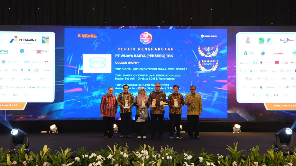 WIKA Borong Lima Penghargaan TOP Digital Awards 2024