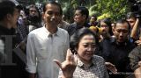 Iring-iringan Jokowi-Mega belah kemacetan Ciputat