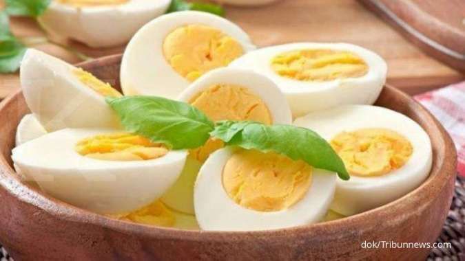 Telur bisa dijadikan menu diet rendah kalori.