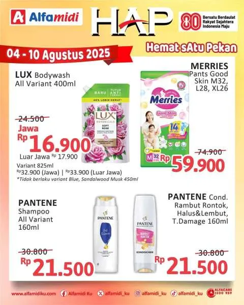 Promo Alfamidi Hemat Satu Pekan Periode 4-10 Agustus 2025