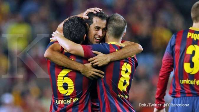 Optimisme Andres Iniesta soal Xavi Hernandez bangkitkan Barcelona