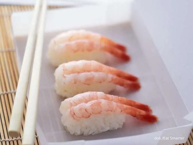Resep Shrimp Nigiri Sushi Anti Bau Amis, Super Fresh seperti Buatan Restoran