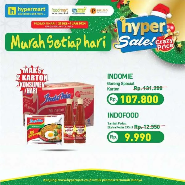 Promo JSM Hypermart Hyper Diskon Weekend Periode 22-25 Desember 2023