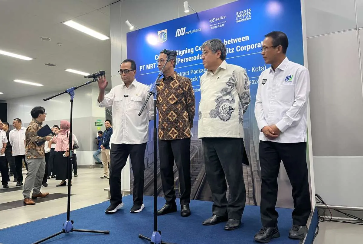 MRT Jakarta Resmi Gandeng Sojitz Corporation untuk Lanjutkan Pembangunan Fase 2A