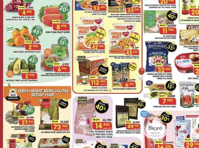 Promo Weekday Superindo & Hypermart 1 Januari 2026, Buah-Daging Diskon hingga 45%
