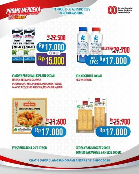 Promo Merdeka Hypermart Periode 15-18 Agustus 2025