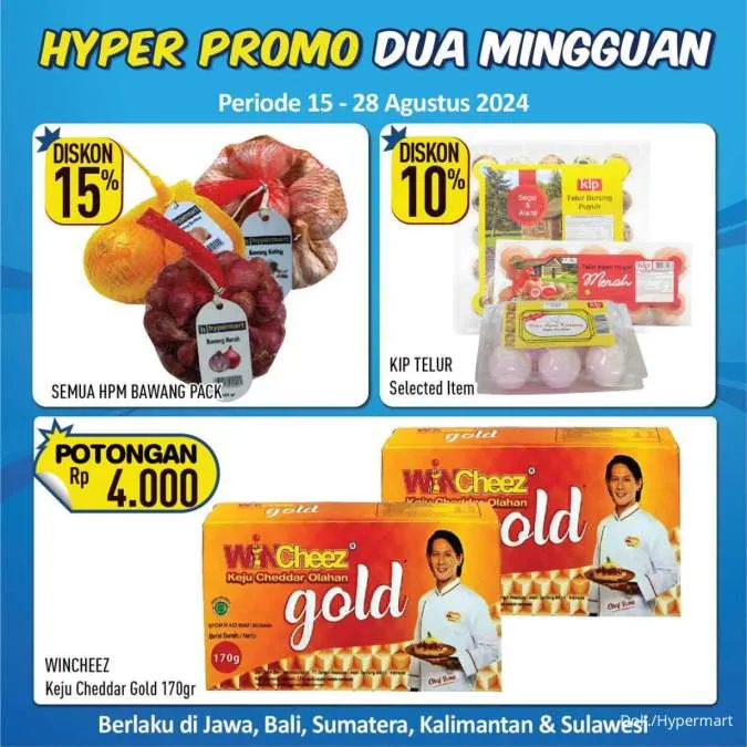 Promo Hypermart Dua Mingguan Periode 15-28 Agustus 2024