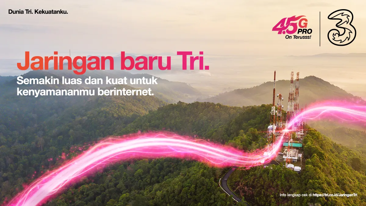 Perluas jaringan, 3 Indonesia bangun BTS 4G di 70 desa terpencil