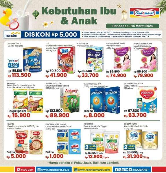 Promo Indomaret Super Hemat Periode 1-15 Maret 2024