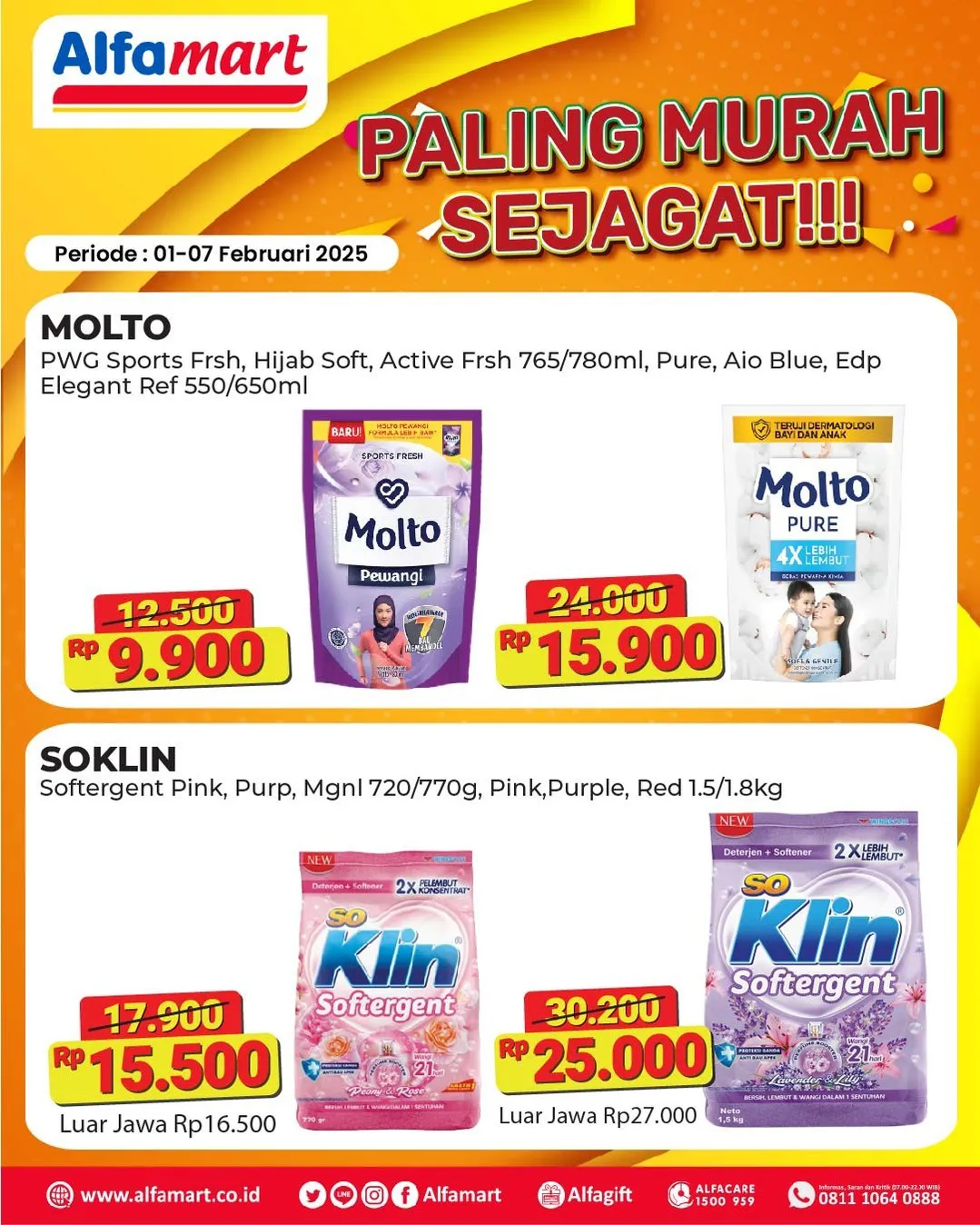 Promo Alfamart Paling Murah Sejagat Periode 1-7 Februari 2025