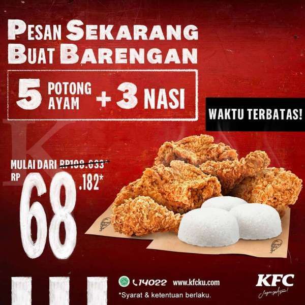 Promo KFC periode 6-8 November 2020
