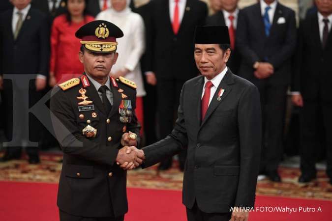 Jokowi minta Kapolri baru selesaikan kasus Novel Baswedan awal Desember