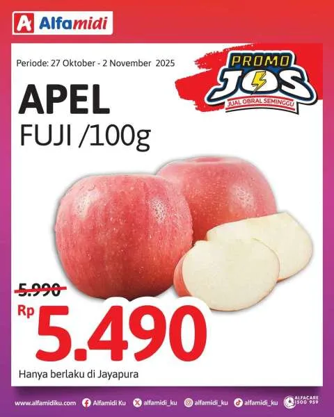 Promo JOS Alfamidi Periode 27 Oktober-2 November 2025
