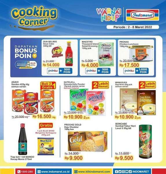 Promo Indomaret Super Hemat Mingguan Terbaru di 2-8 Maret 2022