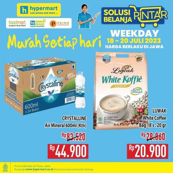 Katalog Harga Promo Hypermart 18-20 Juli 2023, Promo Weekday Murah