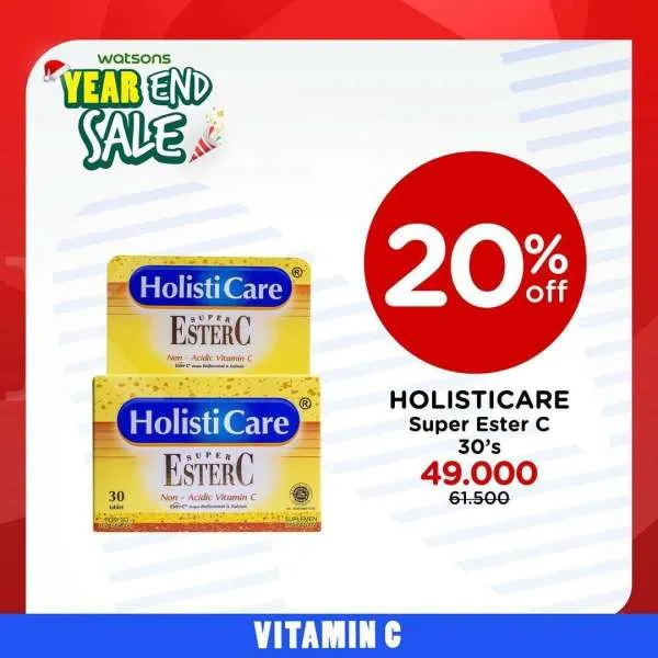 Promo Watsons Year End Sale Edisi Vitamin 23 Desember 2021-2 Januari 2022