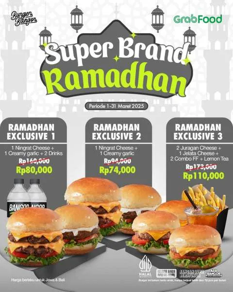 Promo Burger Bangor Super Brand Ramadhan