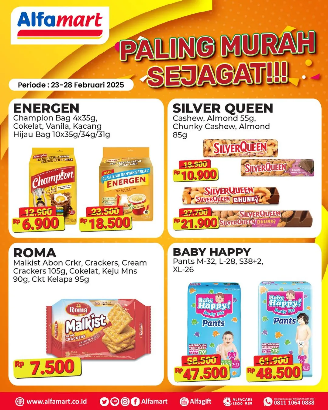 Promo Alfamart Paling Murah Sejagat Periode 23-28 Februari 2025