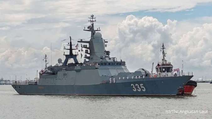 Empat Kapal Perang Rusia Terlibat Latihan Militer Bareng TNI AL di Laut Jawa