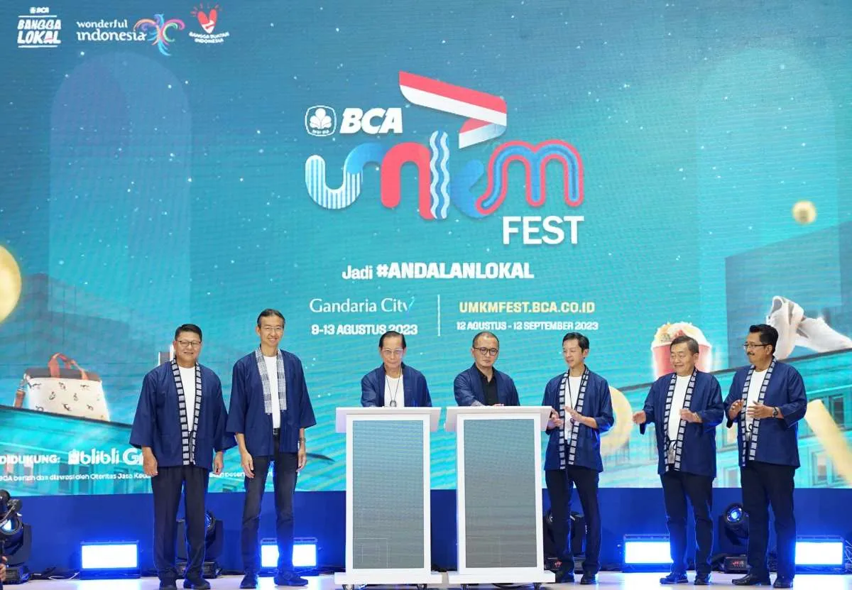  Gelaran Tahun Ketiga, Lebih 1.000 Pelaku Industri Kreatif Ramaikan BCA UMKM Fest2023