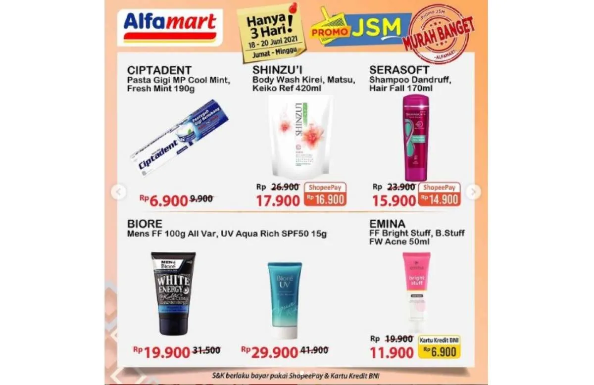  Promo JSM Alfamart 20 Juni 2021, hari terakhir diskonan weekend ini! 