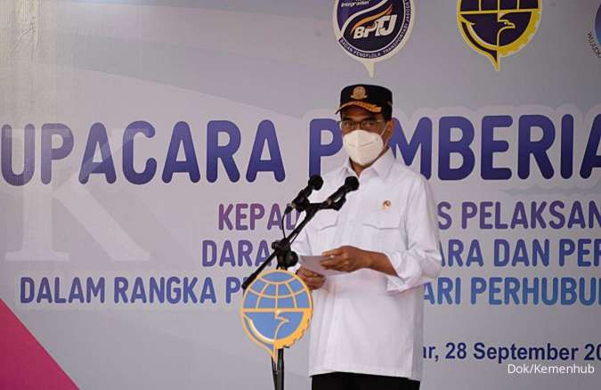 Tinjau pelabuhan Tanjung Priok, Menhub: Petugas sudah terapkan protokol kesehatan