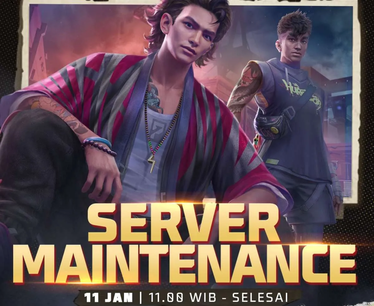 Garena Free Fire (FF) Maintenance Hari ini Mulai Pukul 11.00 WIB, Kapan Selesainya?