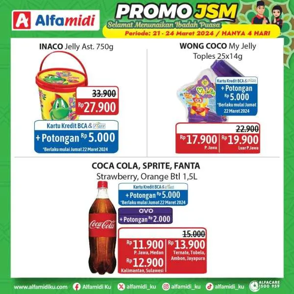 Promo JSM Alfamidi Hanya 4 Hari Periode 21-24 Maret 2024