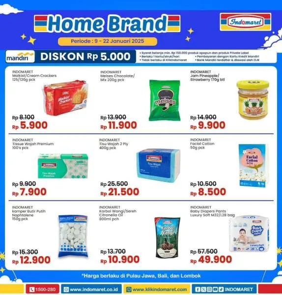 Promo Indomaret Super Hemat Periode 9-22 Januari 2025