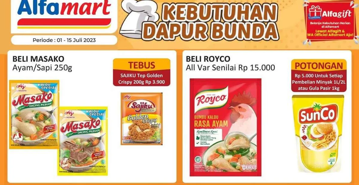 Promo Alfamart Selasa 11 Juli 2023, Jangan Melewatkan Potongan Harganya