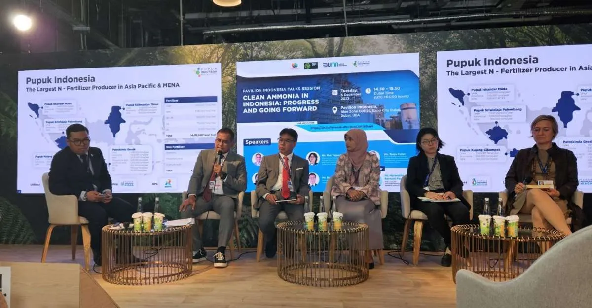 Jadi yang Pertama, Pupuk Indonesia Mulai Bangun Pabrik Clean Ammonia di 2026