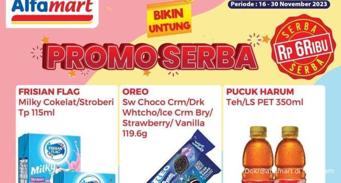 Promo Alfamart Terbaru Serba Rp 6.000 di 27 November 2023, Dapatkan Diskon 35%