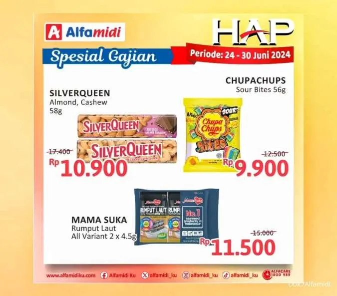 Promo Alfamidi Hemat Satu Pekan Spesial Gajian Periode 24-30 Juni 2024