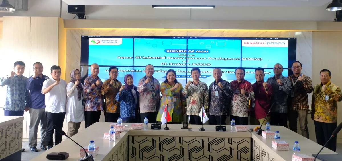 Kemenperin Gandeng Krakatau Posco Cetak SDM Baja Tangguh