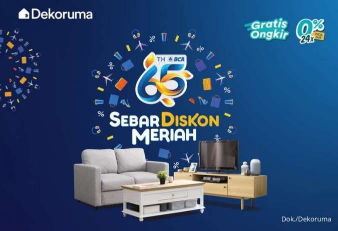 Promo HUT BCA 21-27 Februari, Belanja di Dekoruma Diskon Rp 265.000