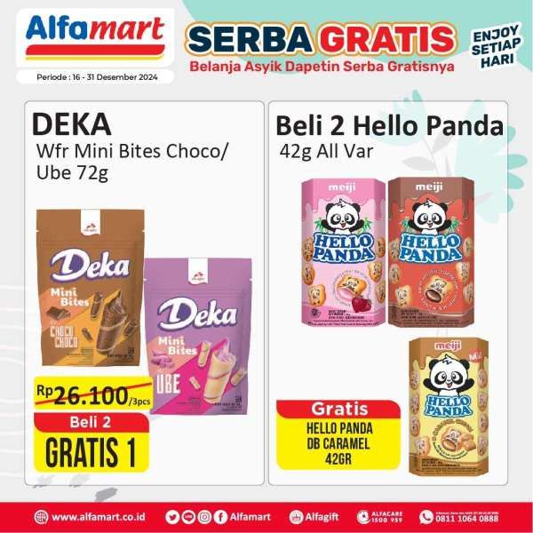 Promo Alfamart Serba Gratis 16-31 Desember 2024