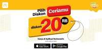 Promo McDonalds 24-30 September 2021, Diskon Ceria Hemat Rp 20.000 di Aplikasi McD