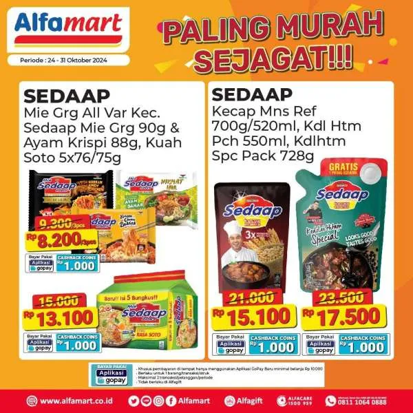 Promo Alfamart Paling Murah Sejagat Periode 24-31 Oktober 2024