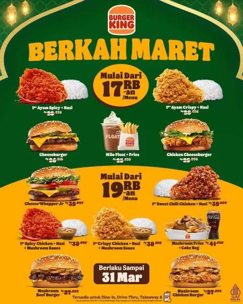Promo Berkah Maret hingga Tanggal 31