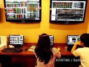 Kemerosotan 152 saham bikin indeks melempem di sesi I