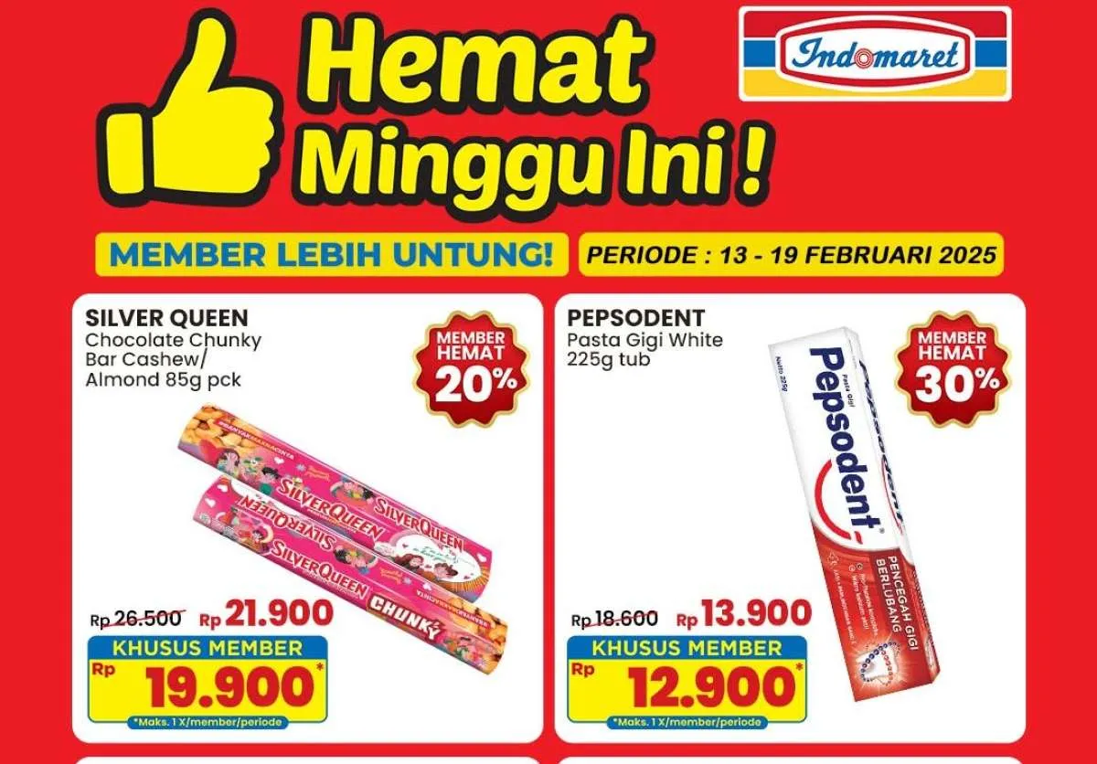 Promo Indomaret Weekend 14-16 Februari 2025, SilverQueen Hemat 20% di Hari Valentine