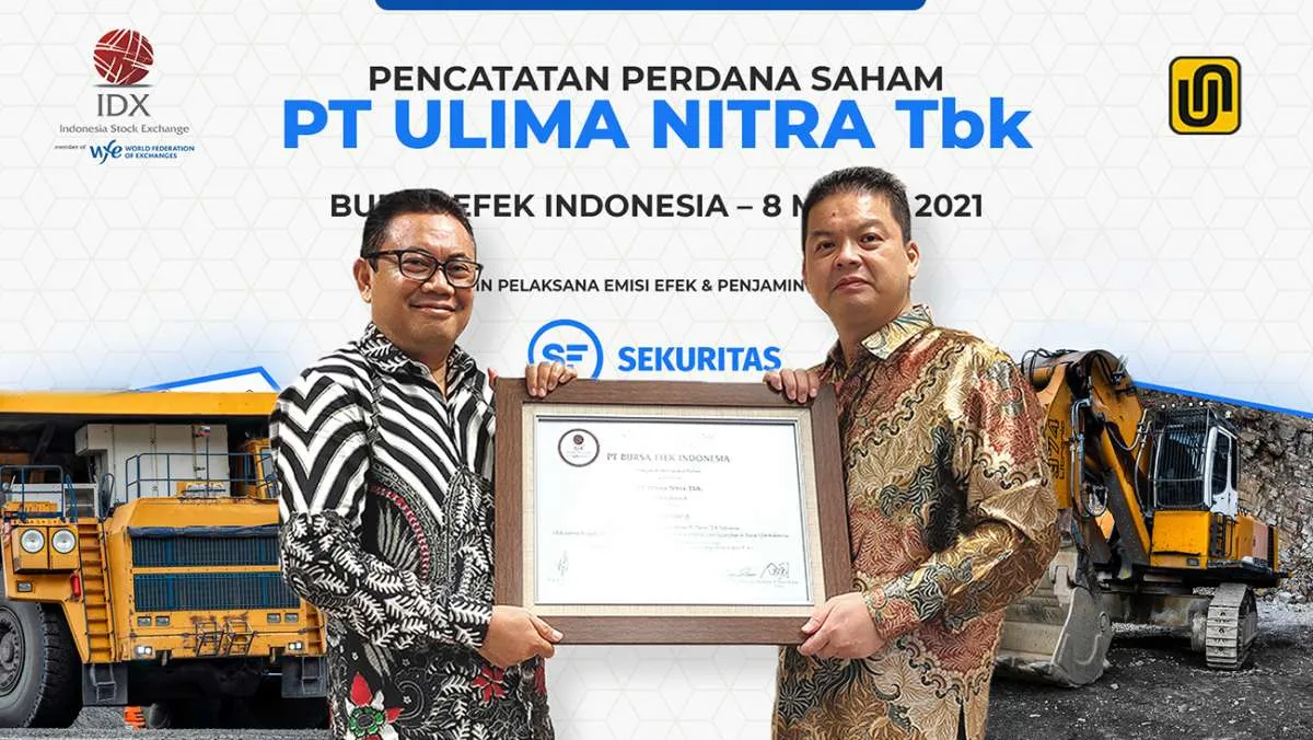 Perdana melantai di bursa, saham Ulima Nitra (UNIQ) naik 34,75%