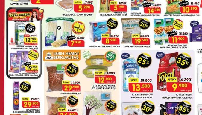 Promo Superindo Terbaru di 12 Juli 2022, Diskon Besar hingga 45% di Pekan Ini