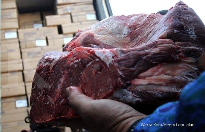 Bulog Riau impor 15 ton daging kerbau beku dari India jelang Ramadan
