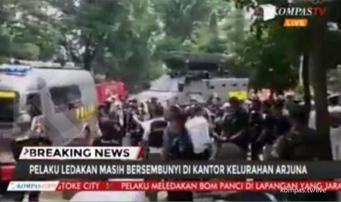 Pelaku teror di Bandung gunakan rompi bom