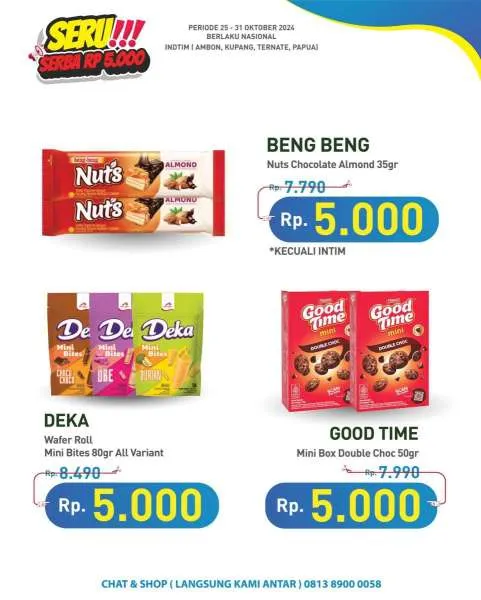 Promo Hypermart Serba Rp 5.000 Periode 25-31 Oktober 2024