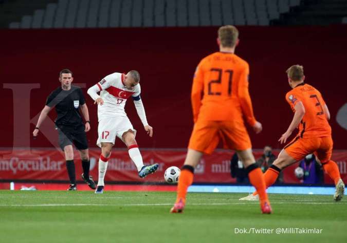 Hasil Kualifikasi Piala Dunia 2022, Turki vs Belanda berakhir dengan skor 4-2